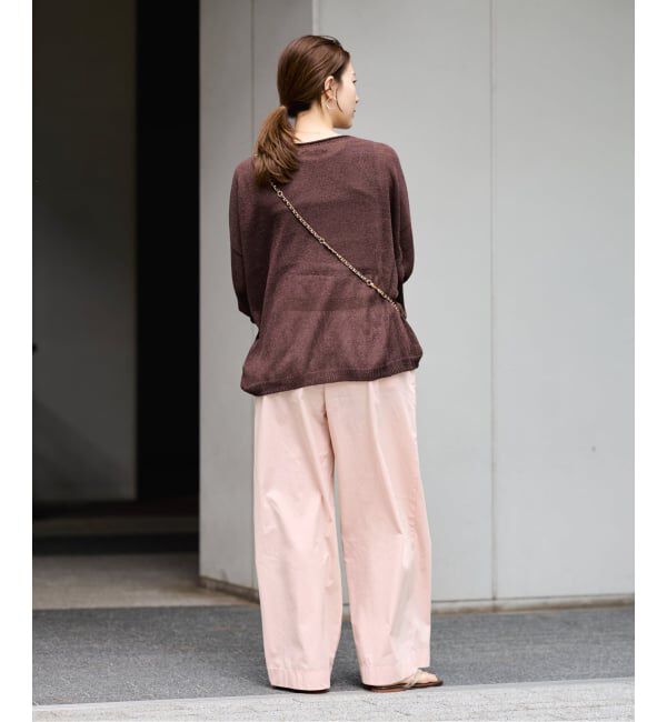 FRAMeWORK「≪洗濯機洗い可≫コットンナイロンタックパンツ」|その他|