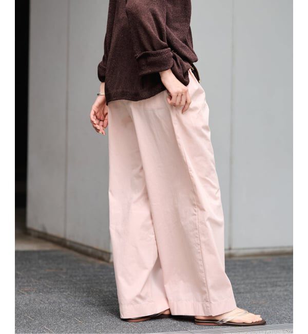 FRAMeWORK「≪洗濯機洗い可≫コットンナイロンタックパンツ」|その他|