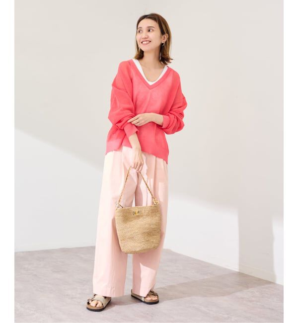 FRAMeWORK「≪洗濯機洗い可≫コットンナイロンタックパンツ」|その他|