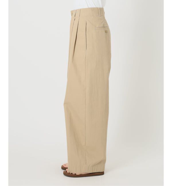 FRAMeWORK「≪洗濯機洗い可≫コットンナイロンタックパンツ」|その他|