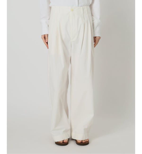FRAMeWORK「≪洗濯機洗い可≫コットンナイロンタックパンツ」|その他|
