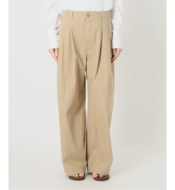 FRAMeWORK「≪洗濯機洗い可≫コットンナイロンタックパンツ」|その他|