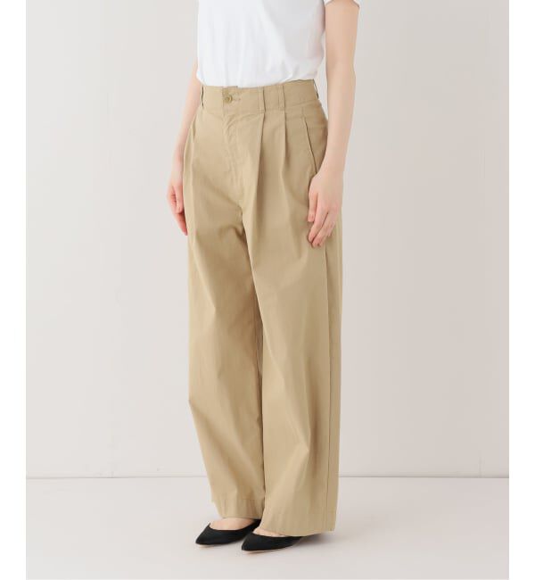 FRAMeWORK「≪洗濯機洗い可≫コットンナイロンタックパンツ」|その他|
