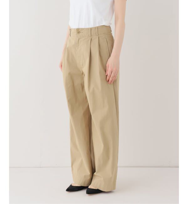 FRAMeWORK「≪洗濯機洗い可≫コットンナイロンタックパンツ」|その他|