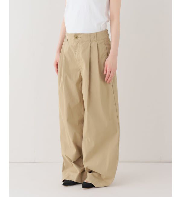 FRAMeWORK「≪洗濯機洗い可≫コットンナイロンタックパンツ」|その他|