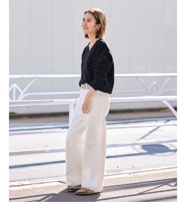 FRAMeWORK「≪WEB限定 / 追加≫カベイトVネックニット 2」|ニット・セーター|