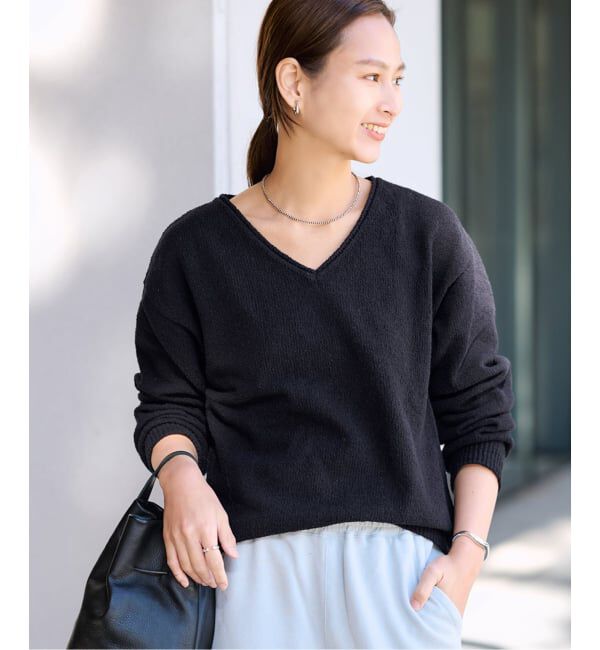 FRAMeWORK「≪WEB限定 / 追加≫カベイトVネックニット 2」|ニット・セーター|