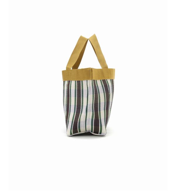 Spick and Span「《予約》ne Quittez pas / ヌキテパ Multi Stripe Mesh Small Bag」|ハンドバッグ|