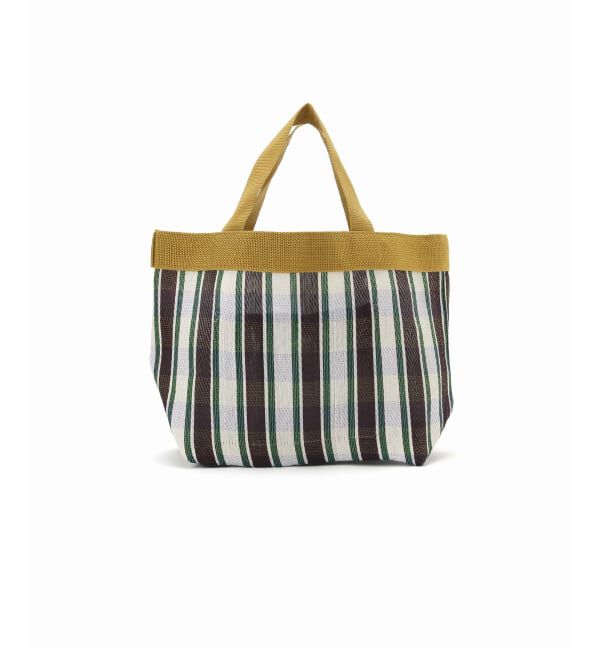 Spick and Span「《予約》ne Quittez pas / ヌキテパ Multi Stripe Mesh Small Bag」|ハンドバッグ|