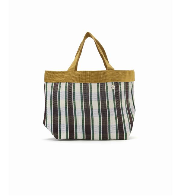 Spick and Span「《予約》ne Quittez pas / ヌキテパ Multi Stripe Mesh Small Bag」|ハンドバッグ|