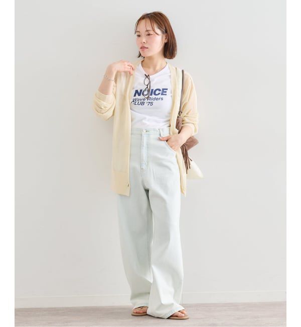 U by SPICK&SPAN「《予約》ウォッシャブルリネンブレンドシアーカーデ」|カーディガン|