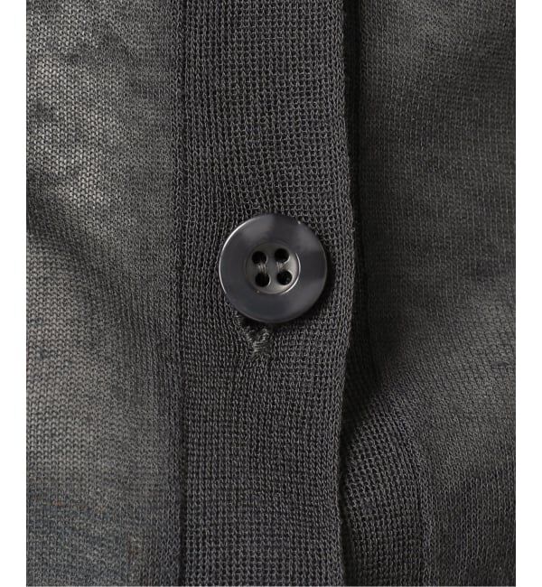 U by SPICK&SPAN「《予約》ウォッシャブルリネンブレンドシアーカーデ」|カーディガン|