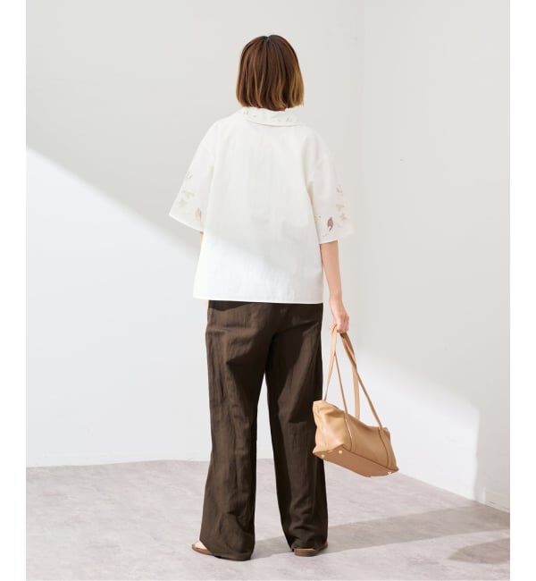 FRAMeWORK「≪予約≫リネンレーヨンイージーパンツ」|スラックス|