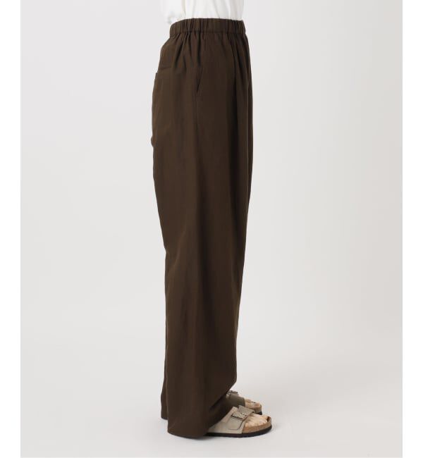 FRAMeWORK「≪予約≫リネンレーヨンイージーパンツ」|スラックス|