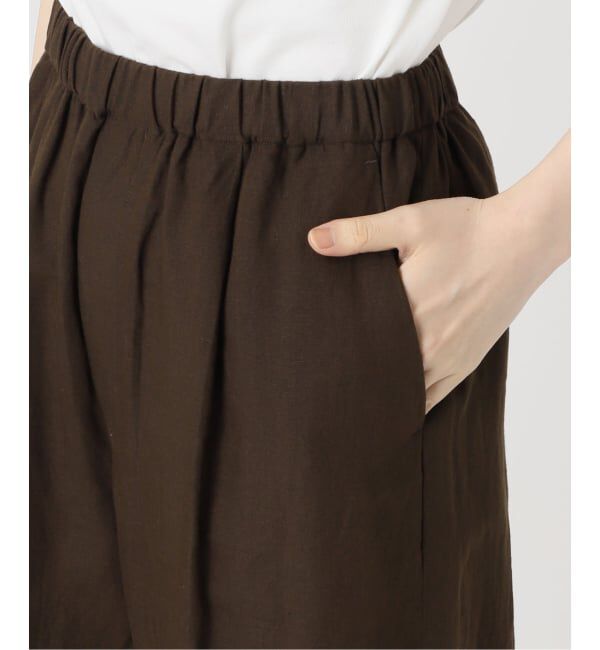 FRAMeWORK「≪予約≫リネンレーヨンイージーパンツ」|スラックス|