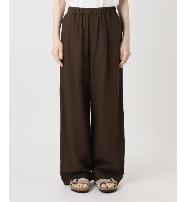 FRAMeWORK「≪予約≫リネンレーヨンイージーパンツ」|スラックス|