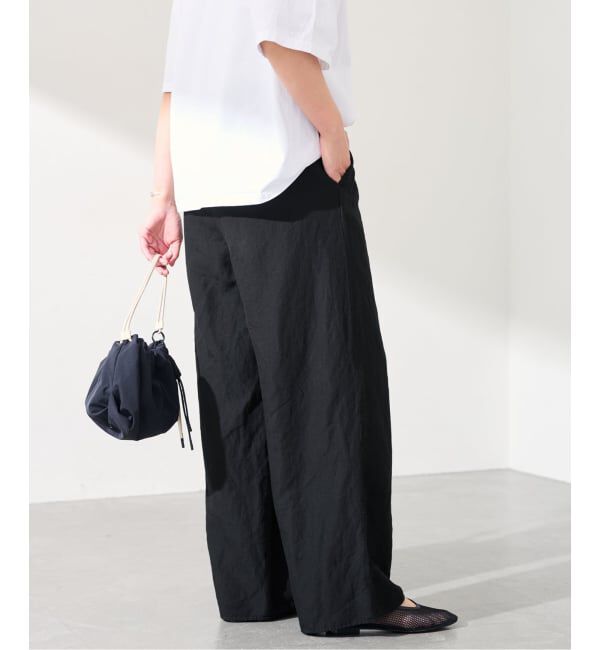 FRAMeWORK「≪予約≫リネンレーヨンイージーパンツ」|スラックス|