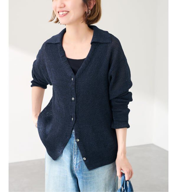 FRAMeWORK「≪予約≫カノコ襟付きカーディガン」|カーディガン|