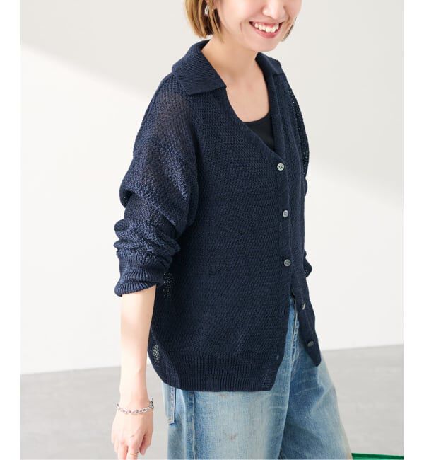 FRAMeWORK「≪予約≫カノコ襟付きカーディガン」|カーディガン|
