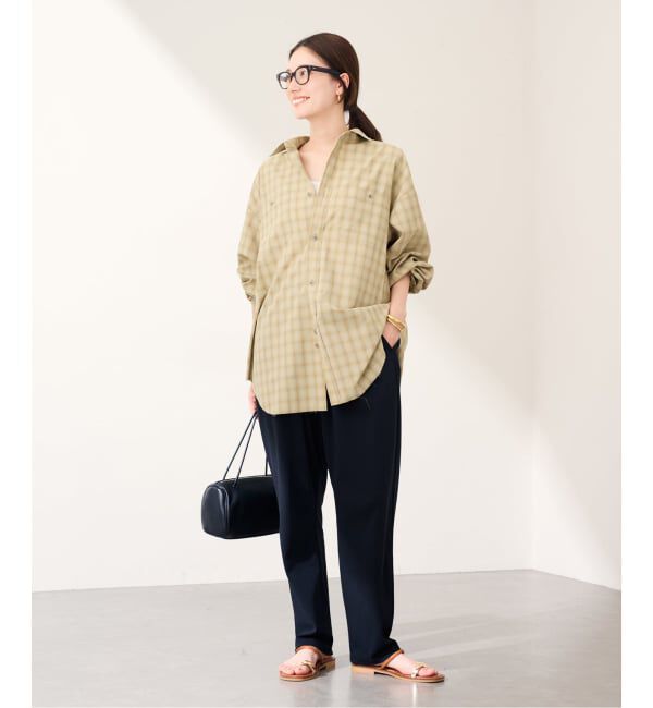 FRAMeWORK「JANE SMITH shadow check work shirt」|シャツ・ブラウス|