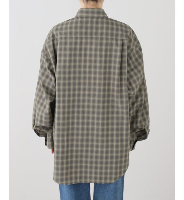 FRAMeWORK「JANE SMITH shadow check work shirt」|シャツ・ブラウス|