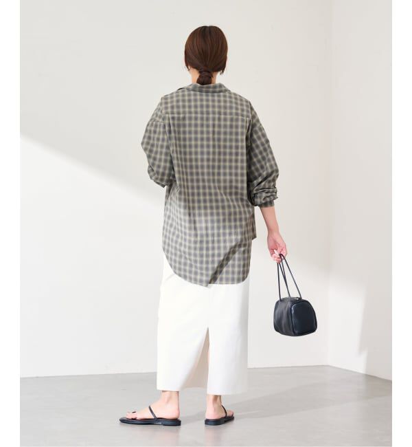 FRAMeWORK「JANE SMITH shadow check work shirt」|シャツ・ブラウス|
