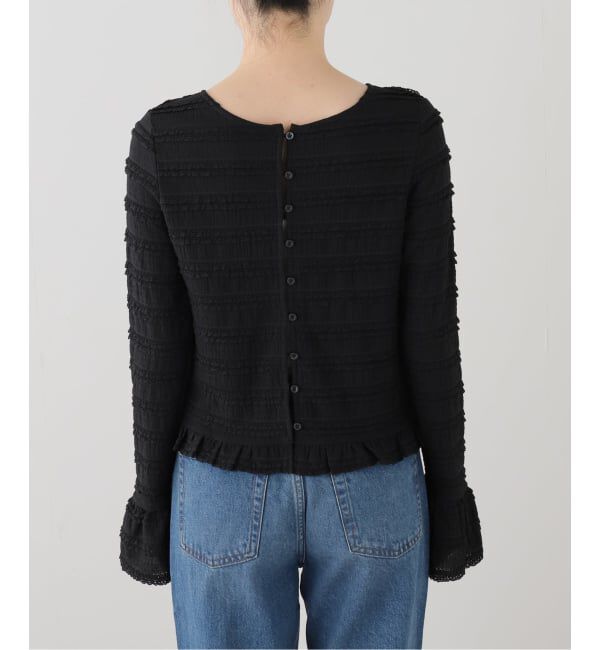  「【洗える】Mewl / ミュール ミニフリル2WAYカーデ」|カーディガン|