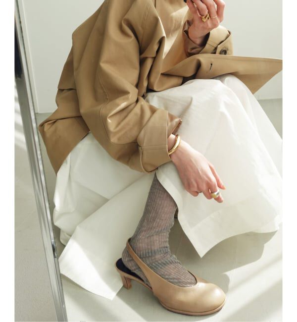  「《追加予約》5.5cmオブリークスリングバック」|パンプス|