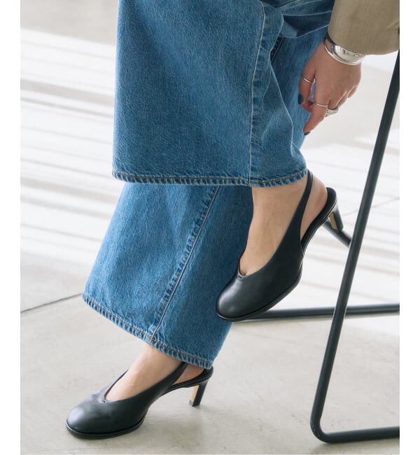  「《追加予約》5.5cmオブリークスリングバック」|パンプス|