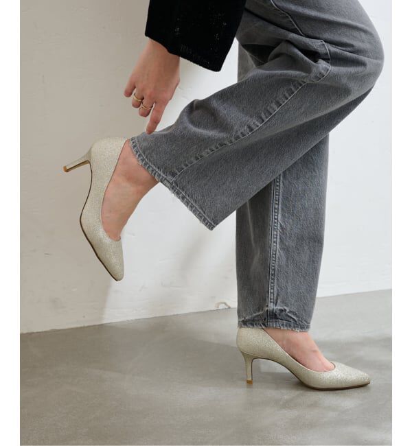  「≪追加≫7cmグリッタープレーンパンプス」|パンプス|ゴールド A