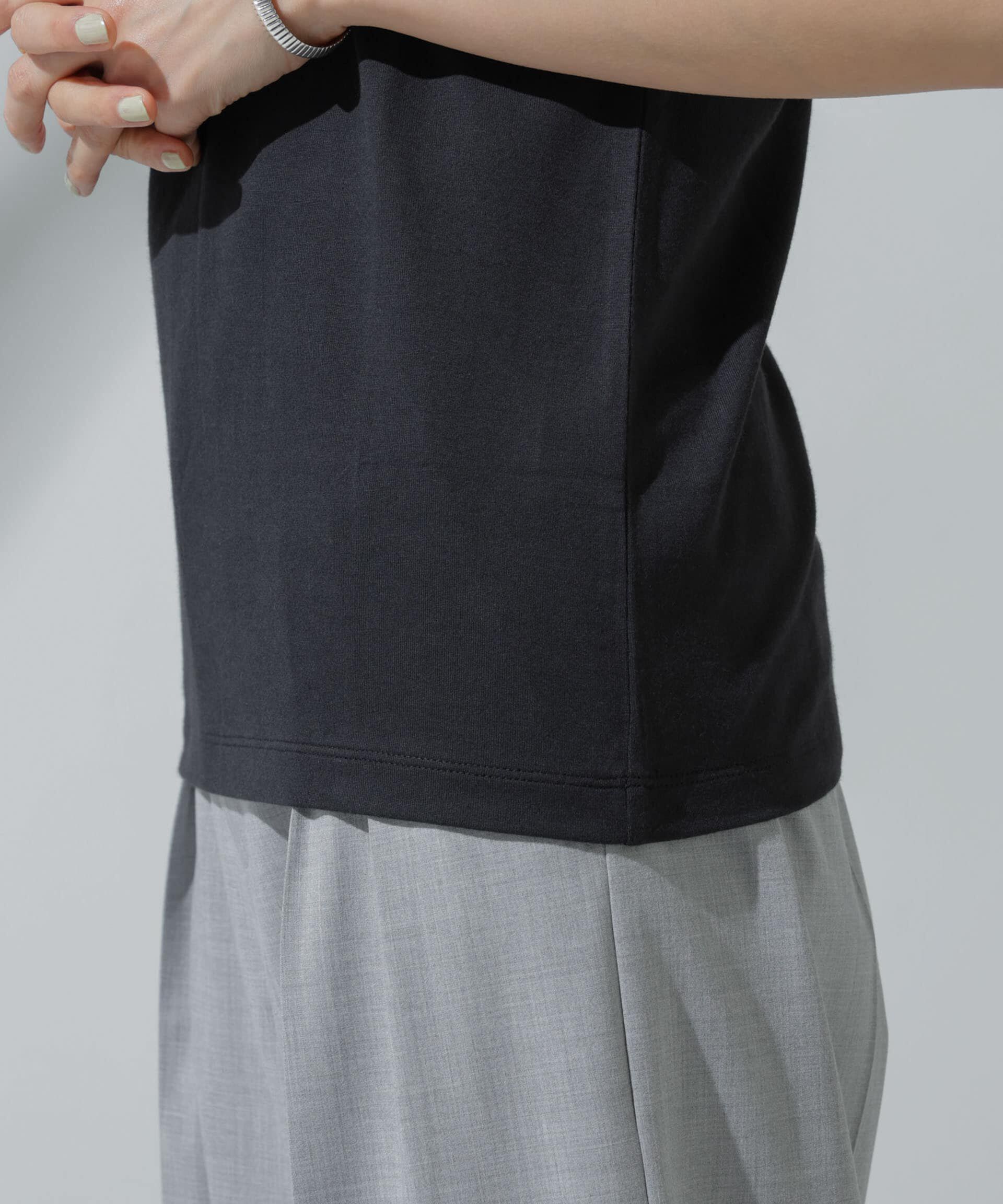 nano･universe「Anti Soaked(R) 汗染み防止 ボートネックTシャツ」|Tシャツ・カットソー|