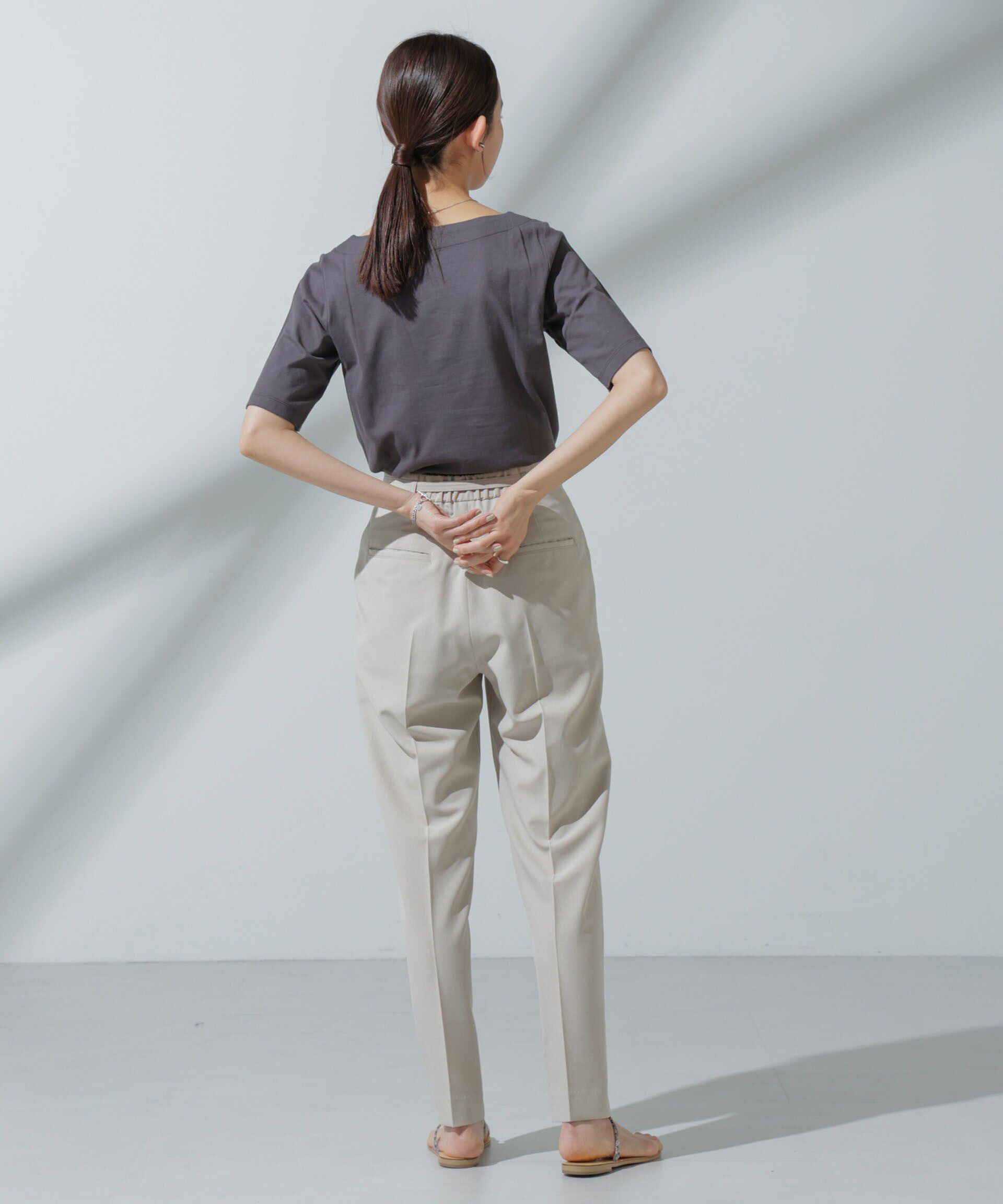 nano･universe「Anti Soaked(R) 汗染み防止 ボートネックTシャツ」|Tシャツ・カットソー|