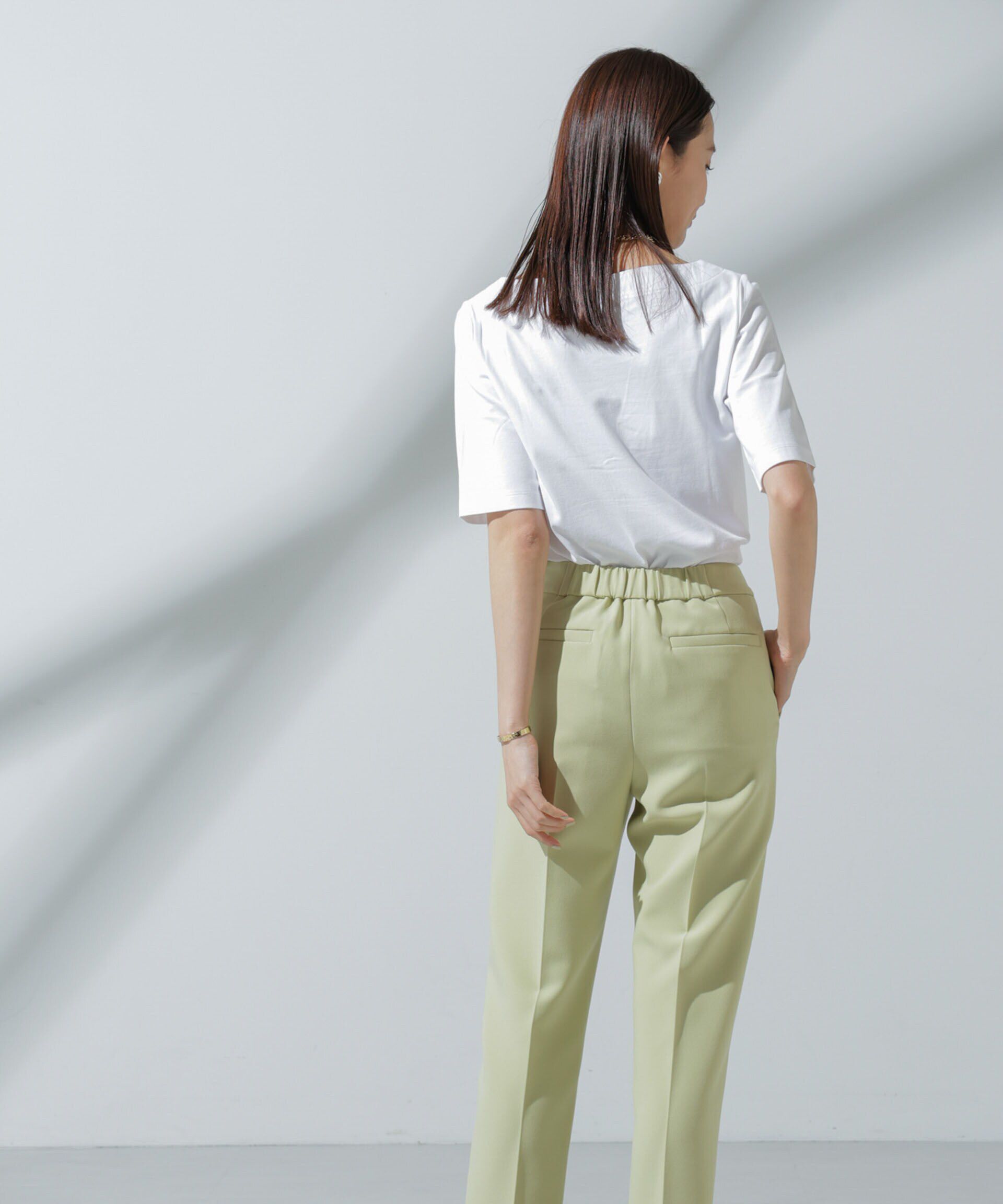 nano･universe「Anti Soaked(R) 汗染み防止 ボートネックTシャツ」|Tシャツ・カットソー|