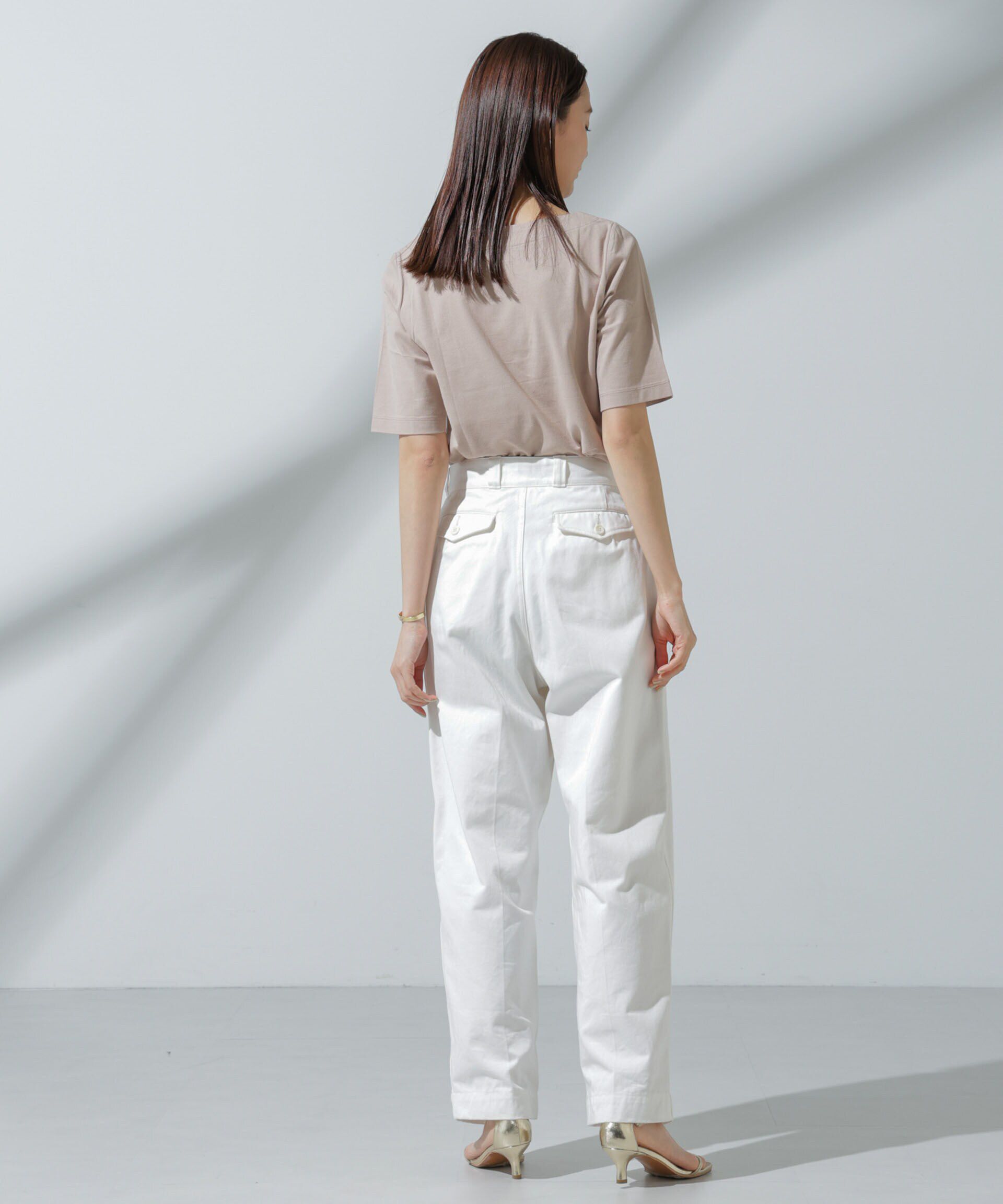 nano･universe「Anti Soaked(R) 汗染み防止 ボートネックTシャツ」|Tシャツ・カットソー|