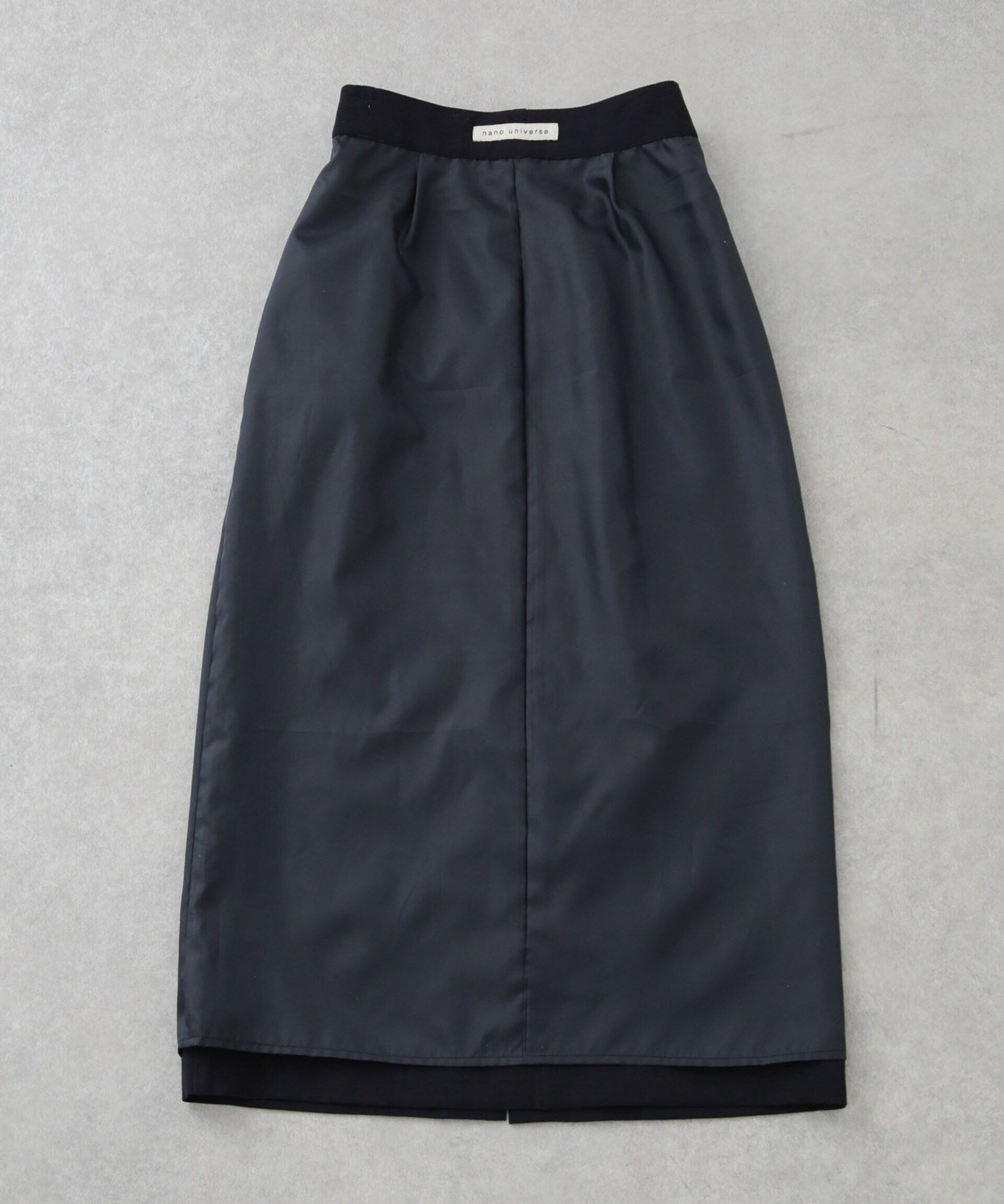 nano･universe「<洗濯機使用可><ﾉﾝｱｲﾛﾝ>ﾒﾗﾝｼﾞﾄﾞﾗｲ ｿﾌﾄｺｸｰﾝｽｶｰ  」|スカート|