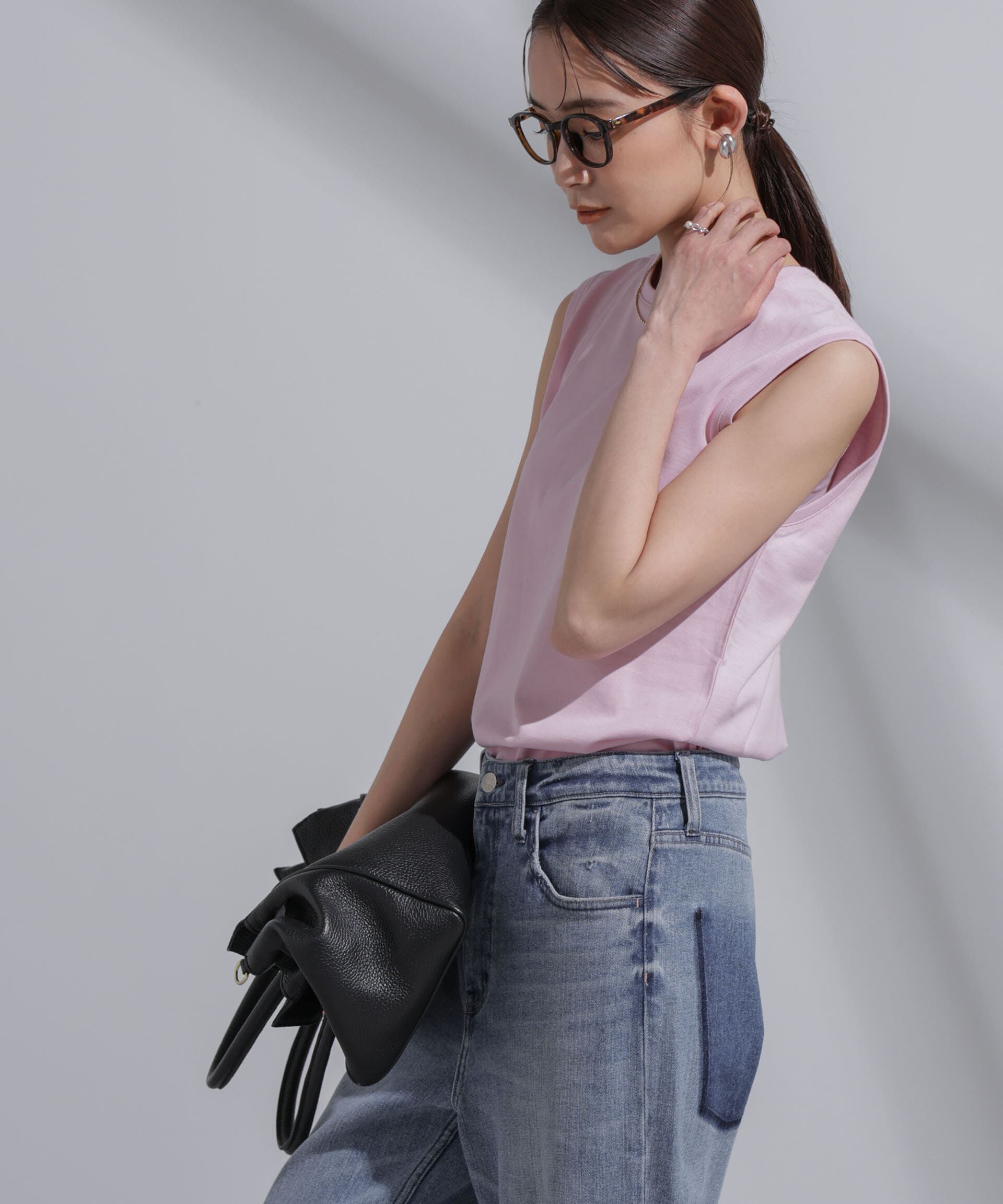 nano･universe「Anti Soaked(R)  汗染み防止 カラフルノースリTシャツ」|Tシャツ・カットソー|