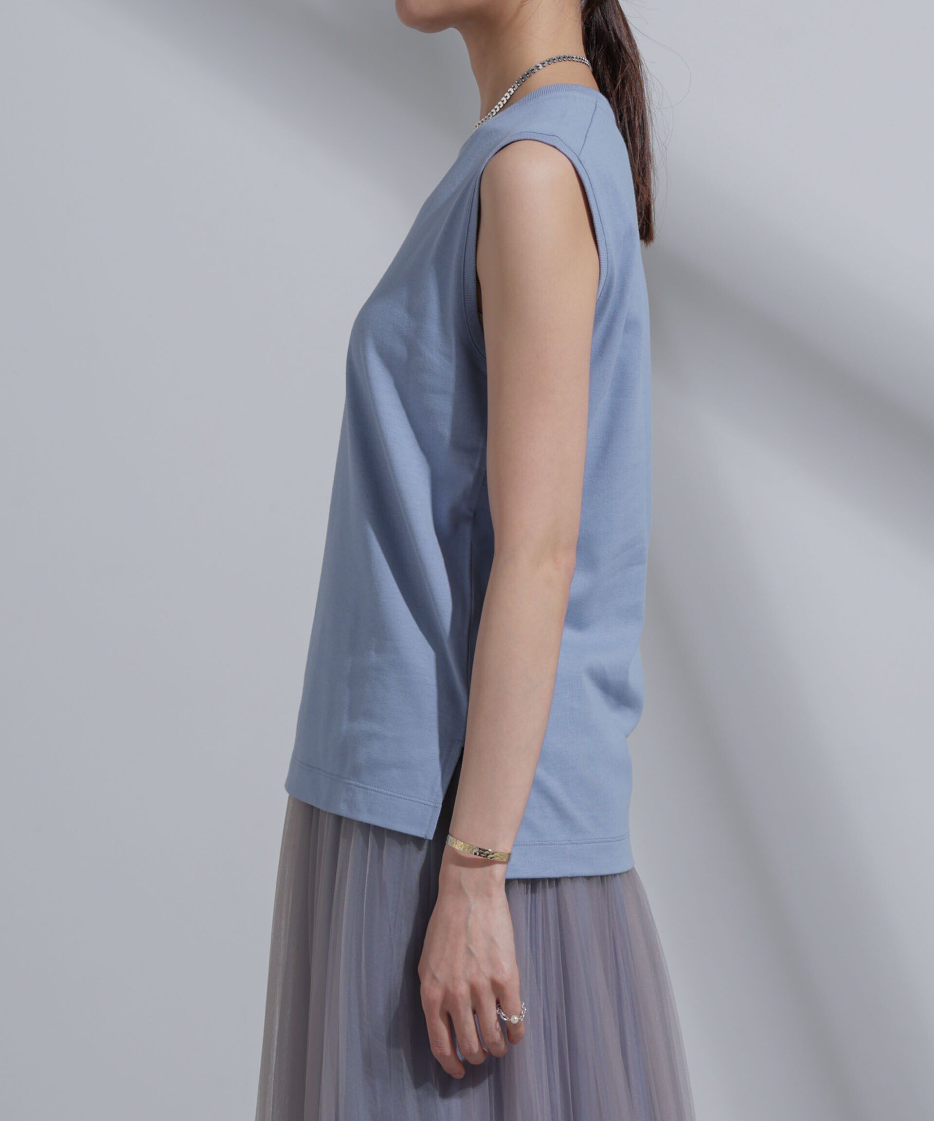 nano･universe「Anti Soaked(R)  汗染み防止 カラフルノースリTシャツ」|Tシャツ・カットソー|