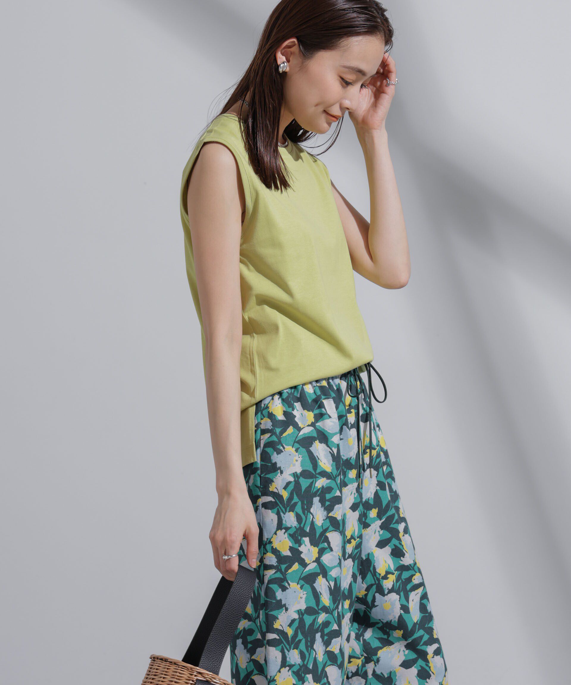 nano･universe「Anti Soaked(R)  汗染み防止 カラフルノースリTシャツ」|Tシャツ・カットソー|