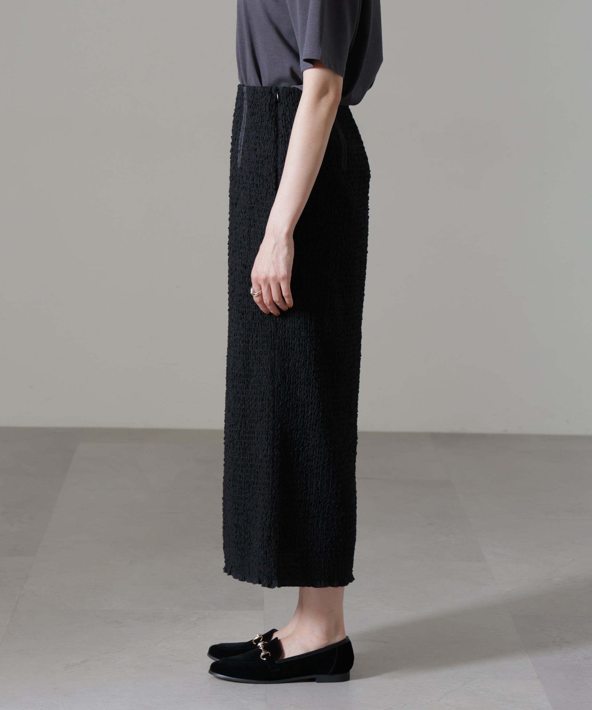 nano･universe「ファンシーシャーリングスカート(セットアップ可)」|スカート|