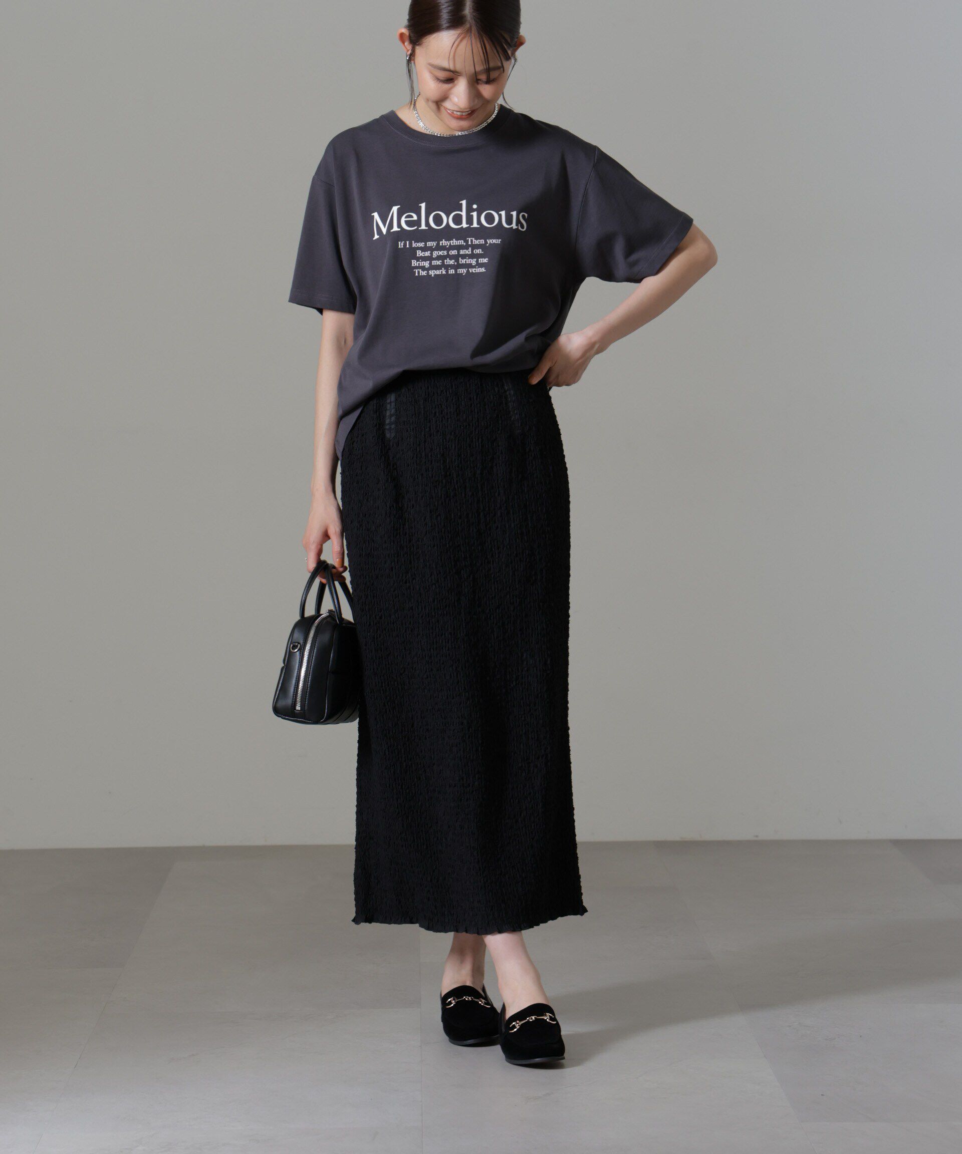 nano･universe「ファンシーシャーリングスカート(セットアップ可)」|スカート|