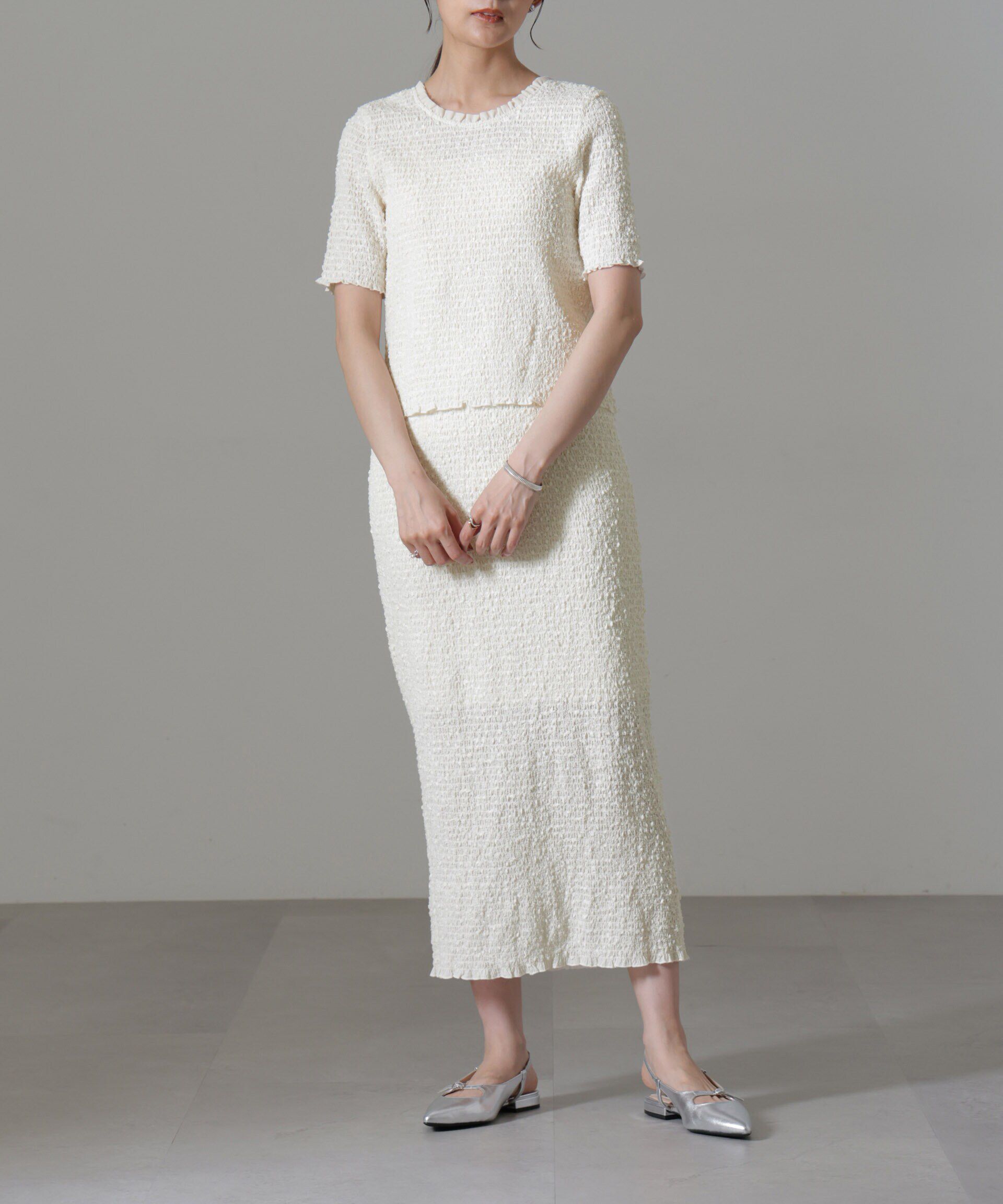 nano･universe「ファンシーシャーリングスカート(セットアップ可)」|スカート|