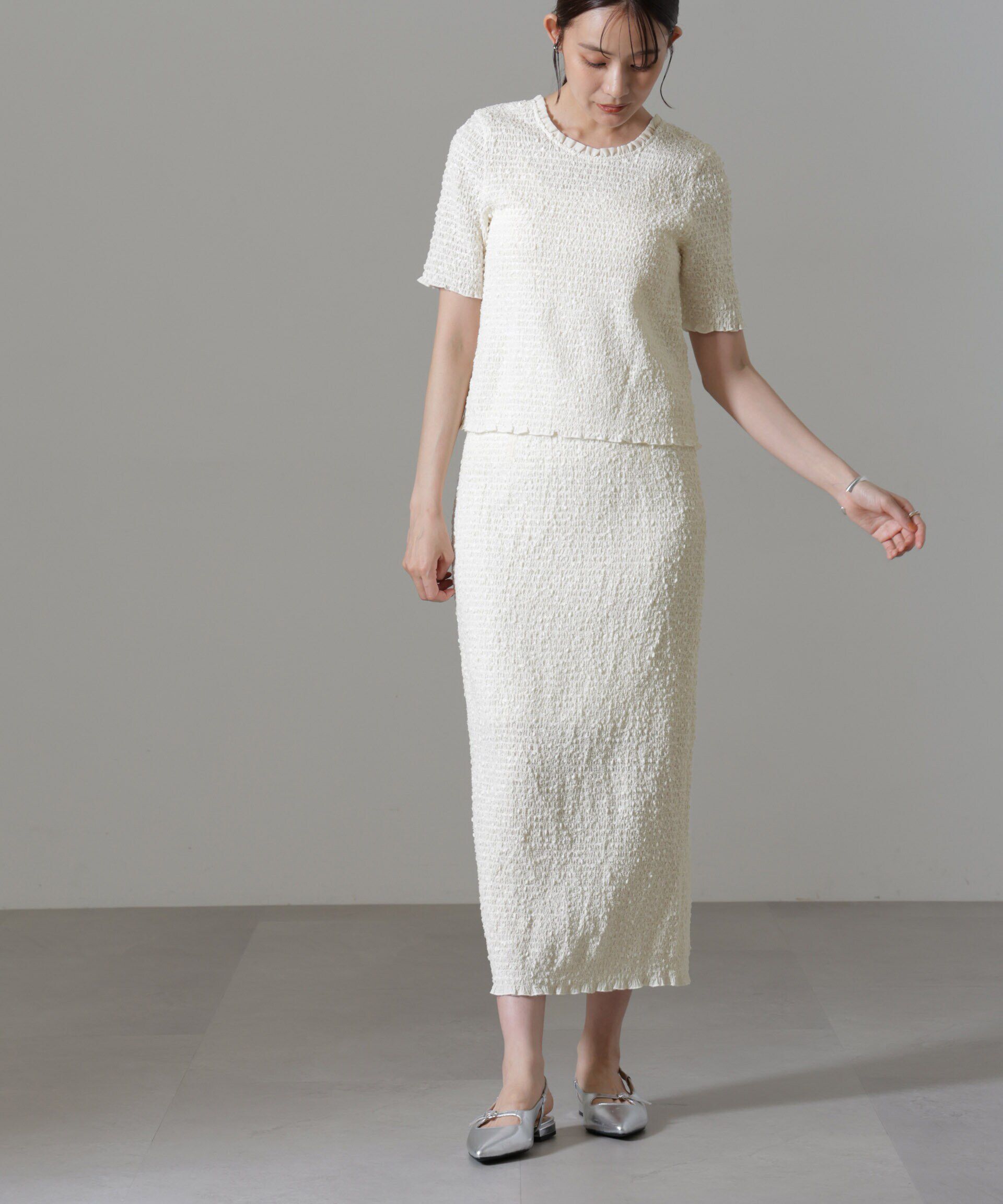 nano･universe「ファンシーシャーリングスカート(セットアップ可)」|スカート|