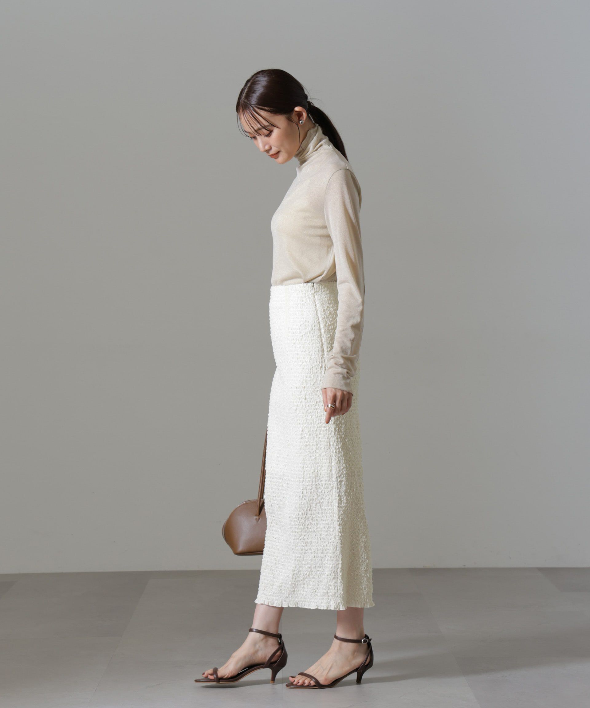 nano･universe「ファンシーシャーリングスカート(セットアップ可)」|スカート|