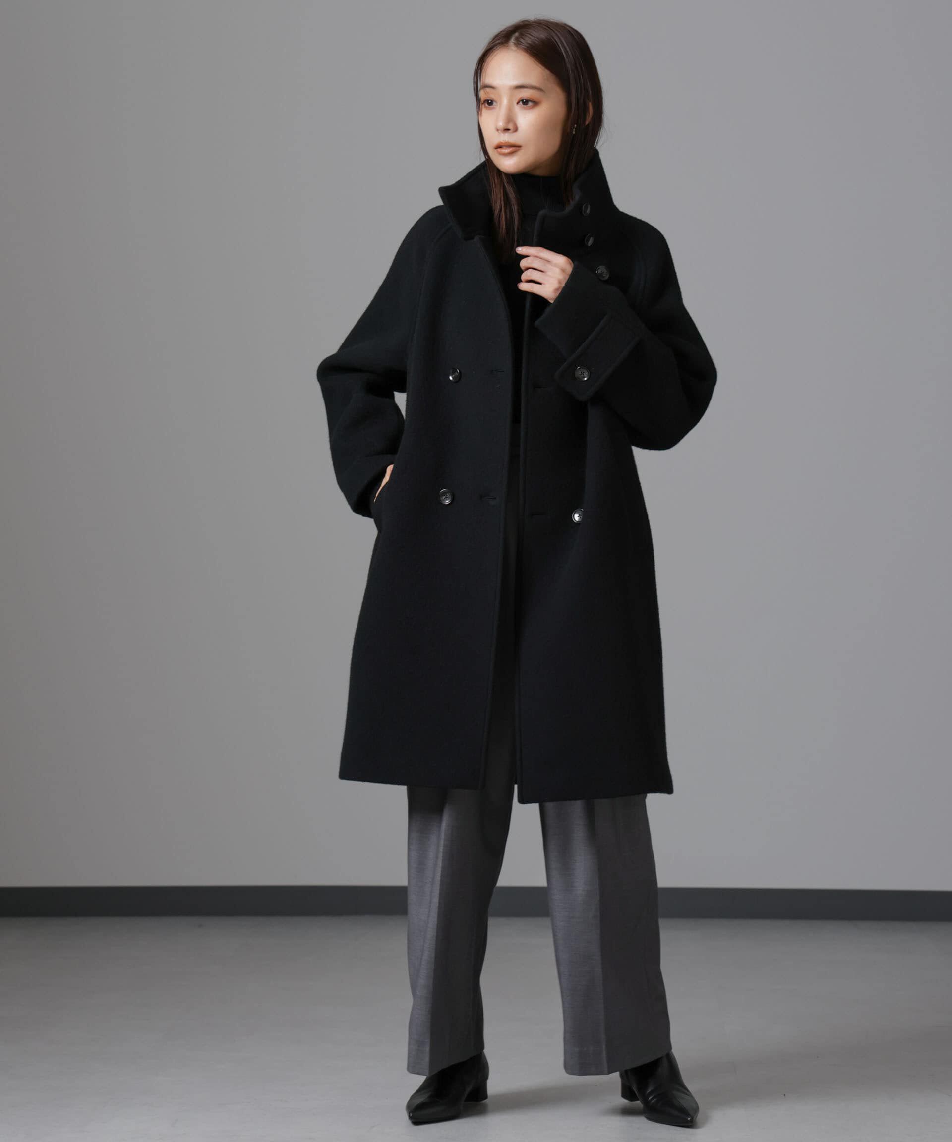 nano･universe「PECOLAMBウールカシミヤスタンドカラーコート」|その他|