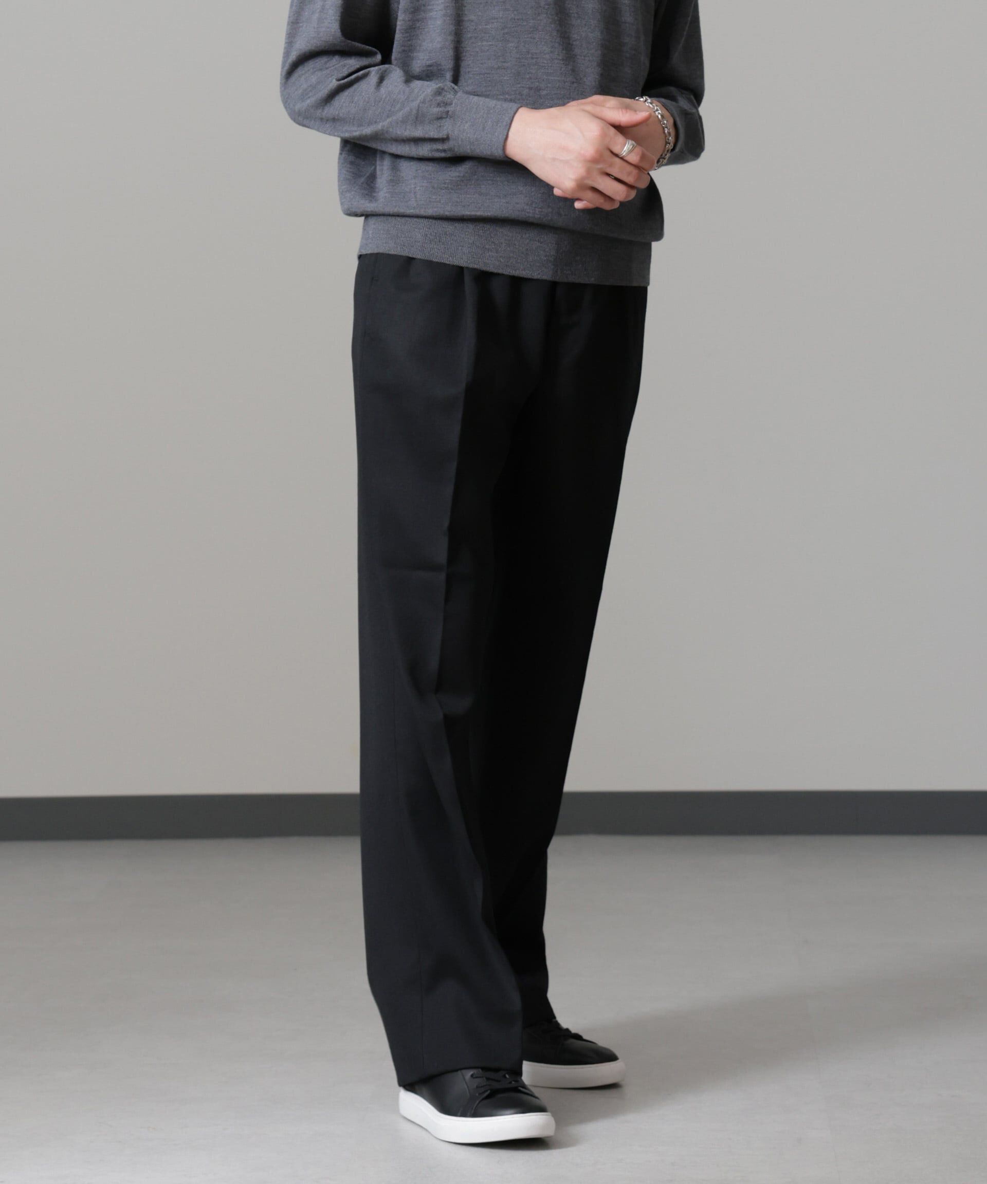 nano･universe「benine 9/ウールツイル2タックスラックス」|チノ|