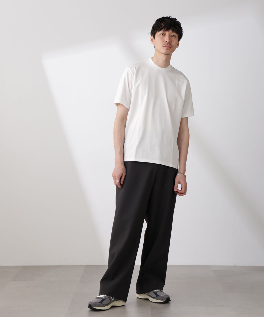 nano･universe「ジャケT(R) クルーネック 半袖」|Tシャツ・カットソー|