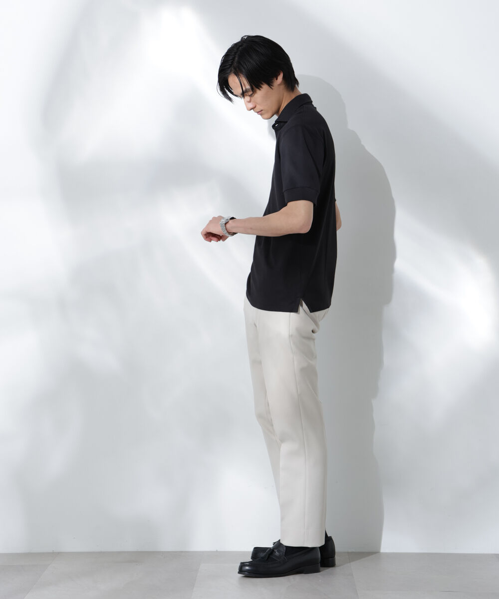 nano･universe「WEB限定/Anti Soaked ポロシャツ/カッタウェイ」|Tシャツ・カットソー|