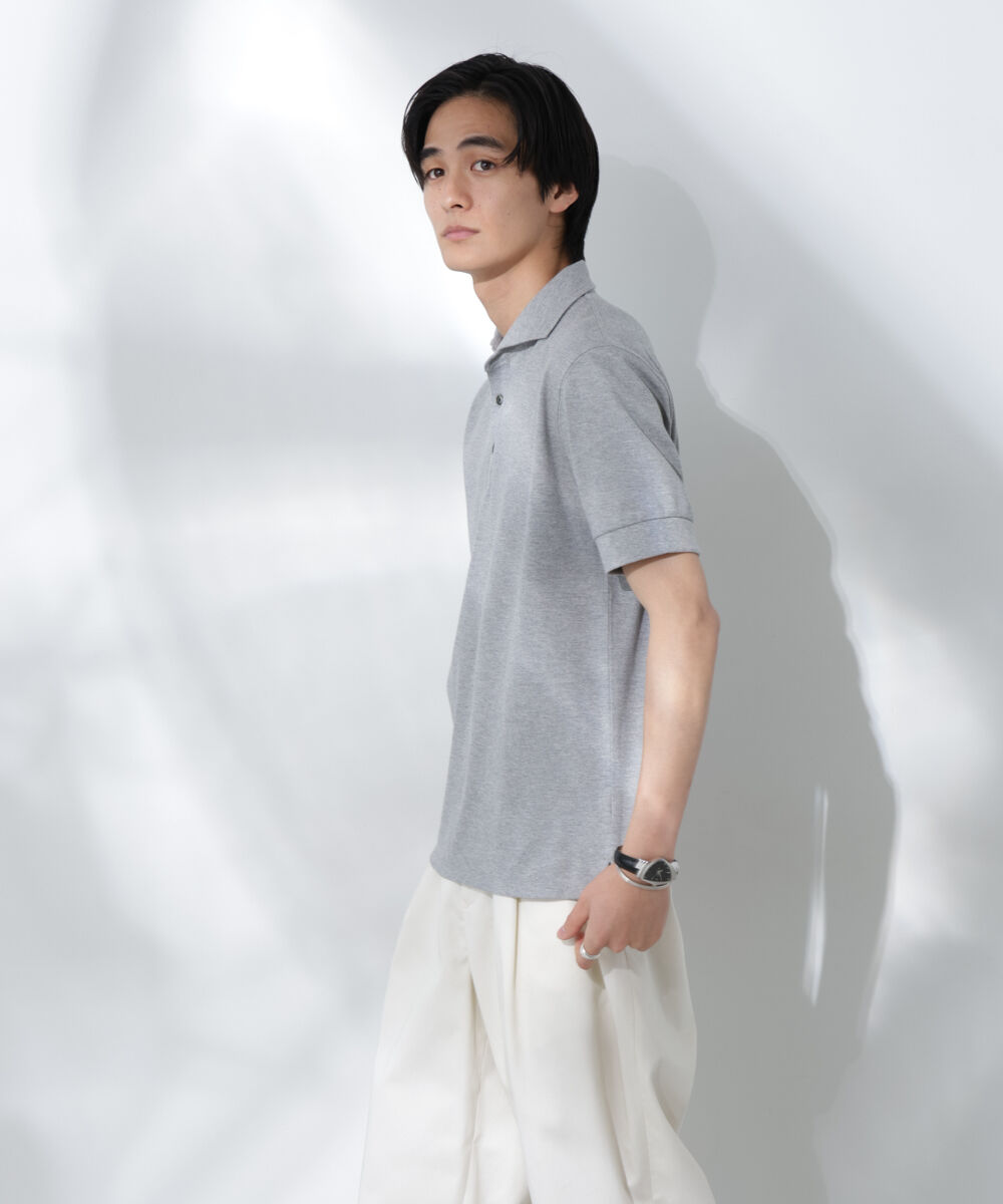 nano･universe「WEB限定/Anti Soaked ポロシャツ/カッタウェイ」|Tシャツ・カットソー|