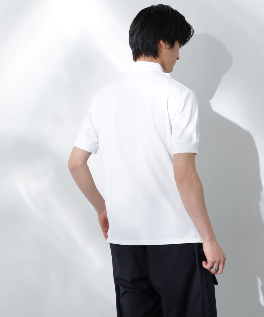nano･universe「WEB限定/Anti Soaked ポロシャツ/カッタウェイ」|Tシャツ・カットソー|