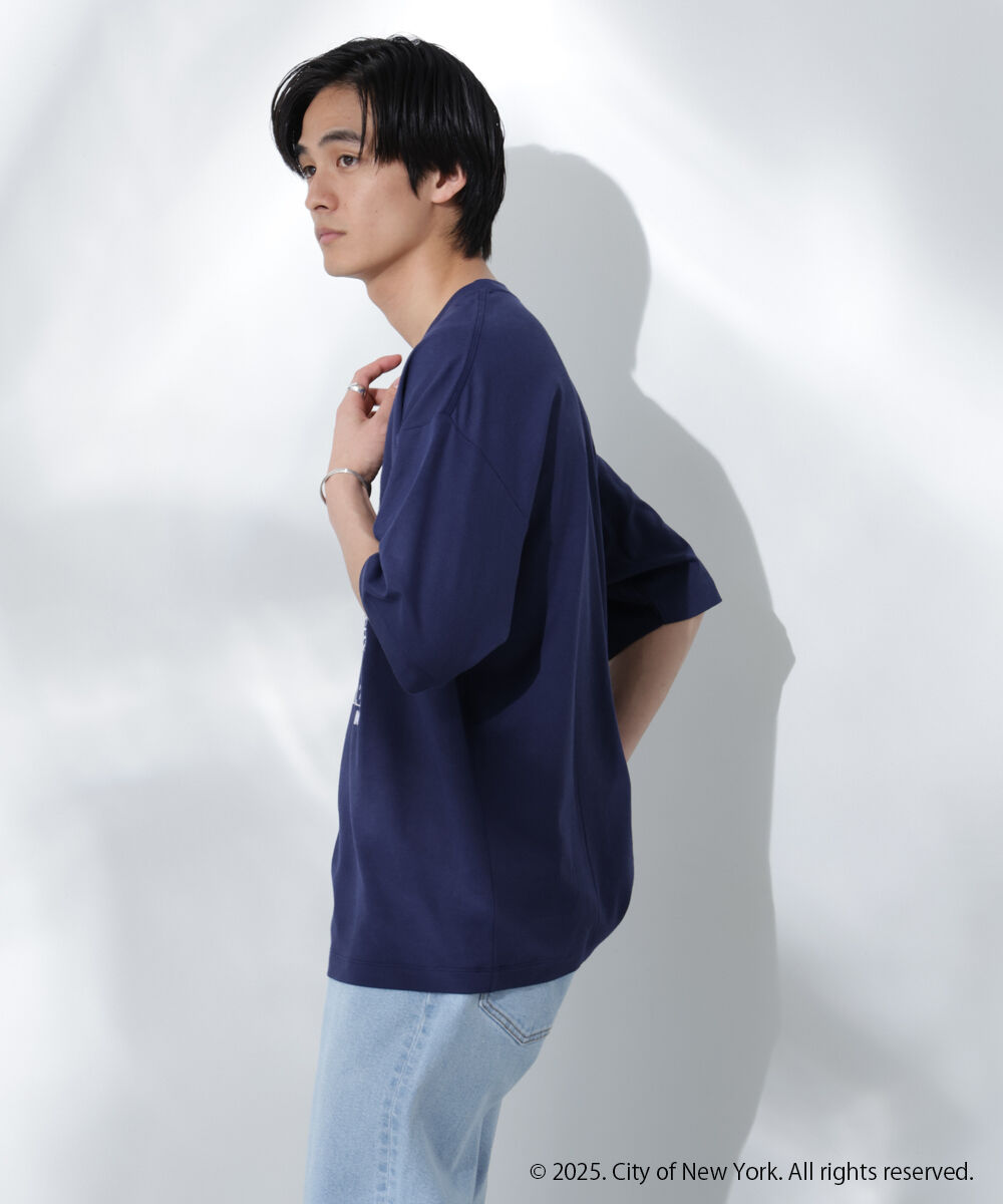 nano･universe「Anti Soaked(R)&times;NYC スクエア刺繍 汗染み防止Tシャツ」|Tシャツ・カットソー|